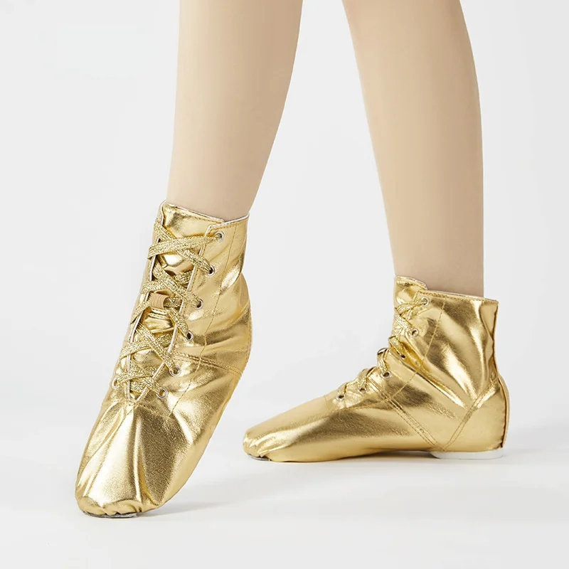 Gold Silber Tanz Schuhe Frau Männer Kinder Mädchen Moderne Laufsohle Weiche Ballett Jazz Turnschuhe Leinwand Weibliche Tanzen Fitness Sport