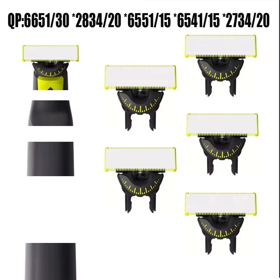 NEU 360 ° Ersatzklingen für Elektrorasierer, kompatibel mit den One Blade Modellen QP2520, QP2630, QP2515, QP6510, QP6520, QP6530 Image
