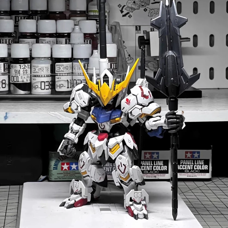 Barbatos Mgsd Montagemodellbausatz, Actionfiguren, mit Wasseraufklebern, kostenloser Ausstellungsständer, Desktop-Dekoration, Überraschungsspielzeug für Jungen Image