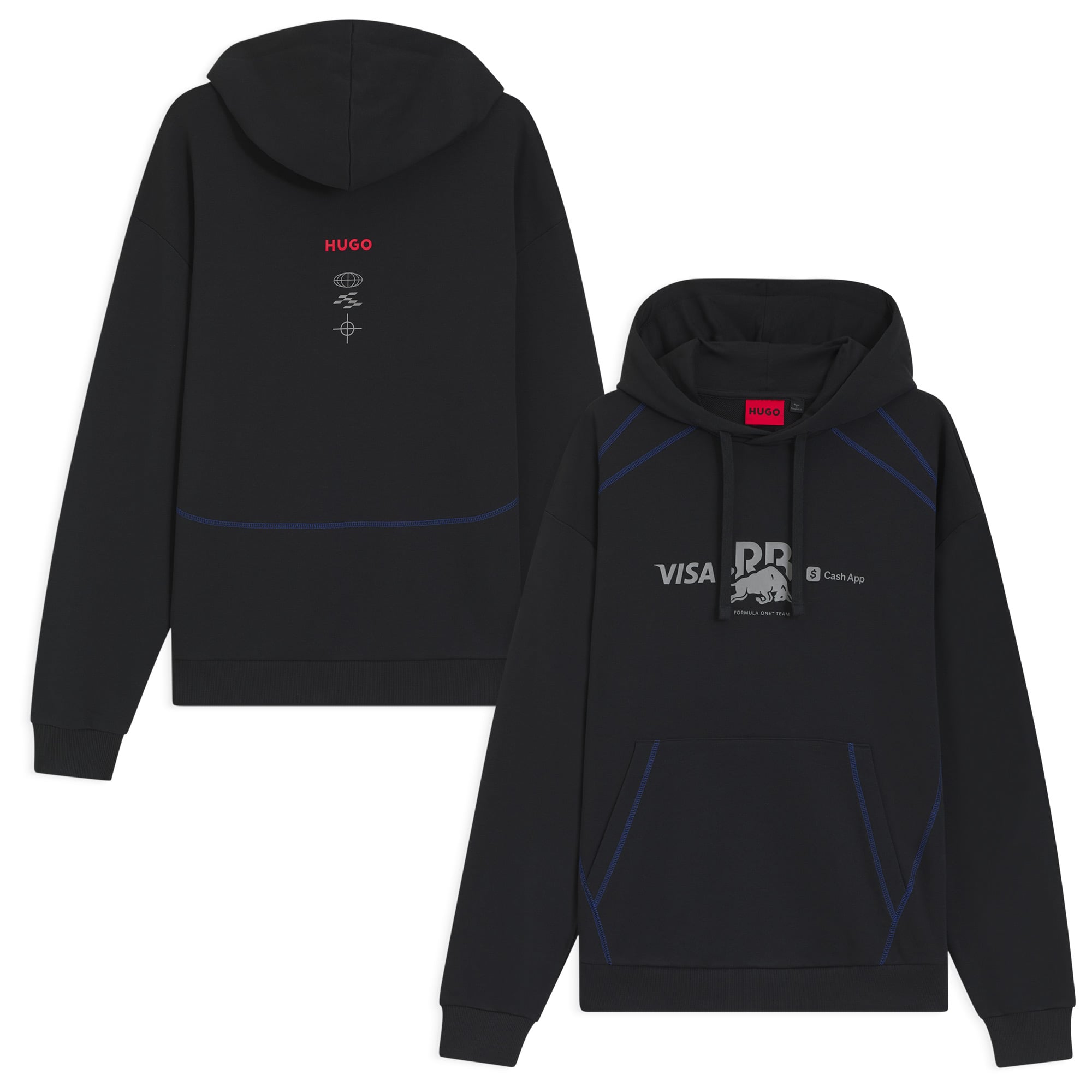 VCARB Hugo Fanwear Hoodie - Black - Homme Taille: M