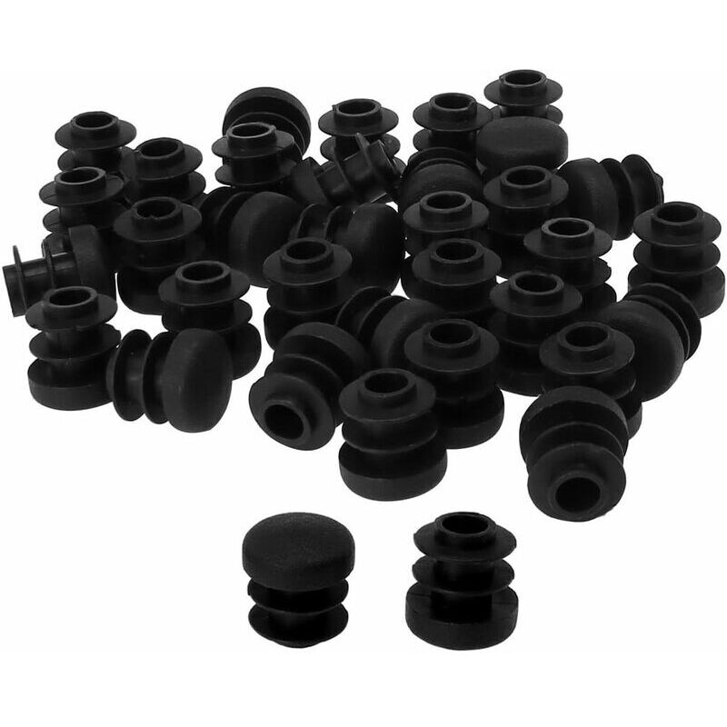 35 Pezzi Tappo Per Gamba Sedia Tappo Terminale Tubo Inserto Tavolo Mobili Protezione Plastica Rotondo 14 Mm Diametro Esterno 13 Mm Diametro Interno