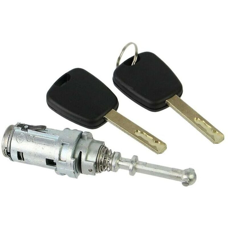 Kit Serratura + Cilindro Per Porta Anteriore Sinistra Citroen C2 C3 C3 Pluriel + 2 Chiavi-