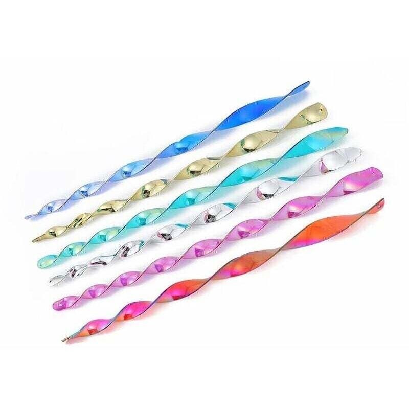 Repellente Per Uccelli, 12 Pezzi Spaventapasseri Spaventapasseri A Spirale Repellente Rotante Riflettente Per Spaventare Gli Uccelli, 6 Colori (30 Cm)