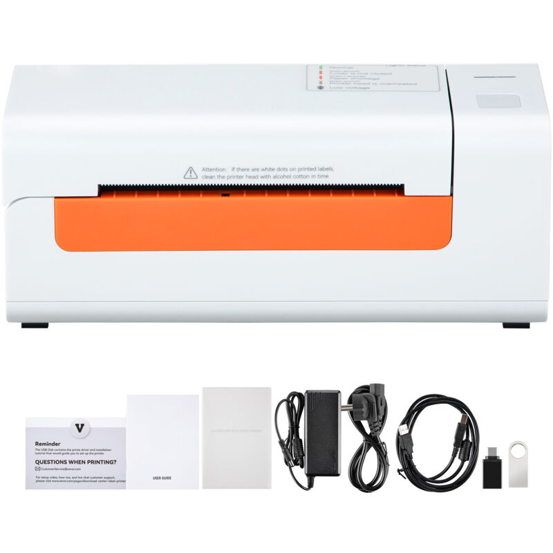 Stampante Per Etichette Termiche, Etichettatrice 4x6 Con Riconoscimento Automatico Delle Etichette, Supporta Windows/macos/linux, Compatibile Con Amazon, Ebay, Etsy, Ups E Altro Ancora - Mophorn
