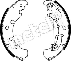 METELLI Bremsbackensatz 530136 für Ford MAZDA Image