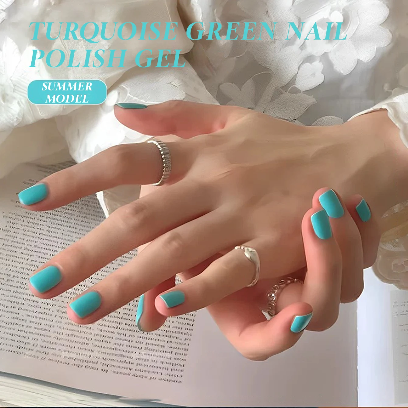 MIANEL 12ML Macaron Candy Blaugrüner Gel-Nagellack 2026 Neuer Türkisgrüner Nagellack Blaue Nägel 1-16 Stück Image