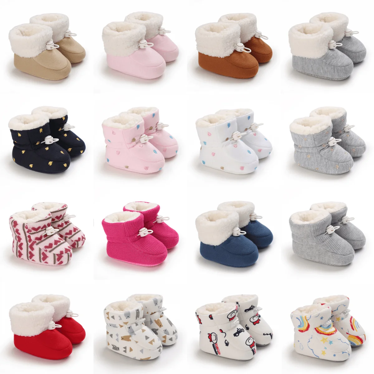 Baby Stiefel Jungen und Mädchen Baby Winter Warme Weiche Sohle Ski-proof kinder Schuhe Neugeborenen Kleinkind Schuhe Erste wanderer Casual Schuhe