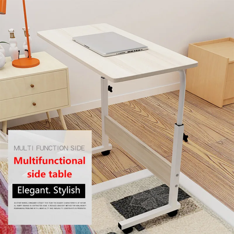 Beweglicher Schreibtisch für den Haushalt am Bett, multifunktionaler, verstellbarer, einfacher Computertisch