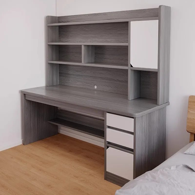 Schreibtisch integriertes Studentenschlafzimmer Haushalt Computertisch einfaches Schreiben Miethaus einfacher moderner Tisch Image