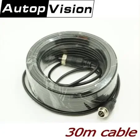 30M Audio Video Power Kamera Kabel BNC RCA 4-PIN Luftfahrt CCTV Kabel CCTV Kamera Kabel Image