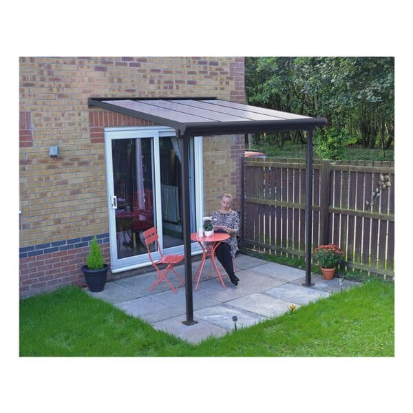 OTTO Office Terrassenüberdachung »Sierra« 224,5 cm breit grau, 224.5x300x228 cm