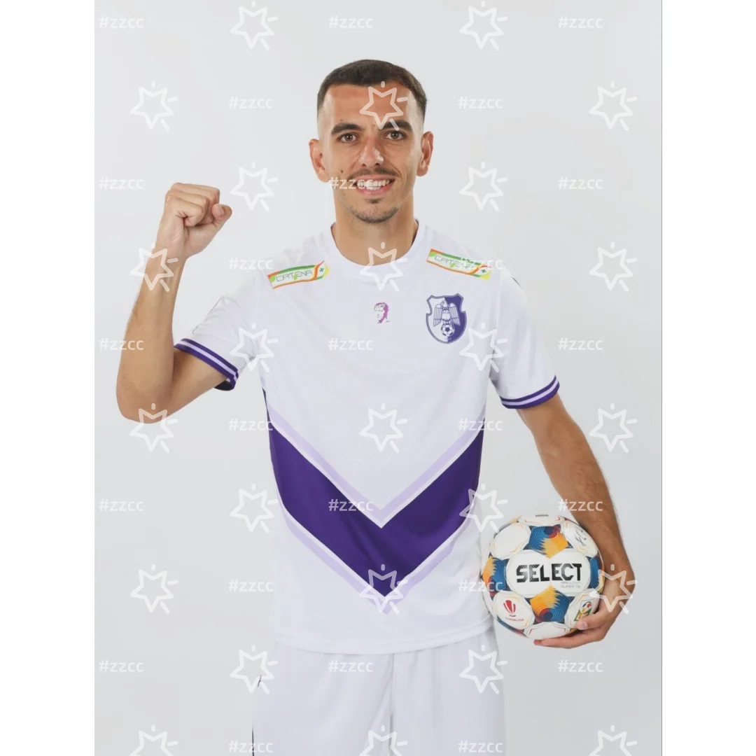 Maillot de football domicile FC Argeș Pitești 25-26, ensemble d'entraînement, sport d'été, séchage rapide, T-shirt homme, vêtements enfant, T-shirt femme ﻿