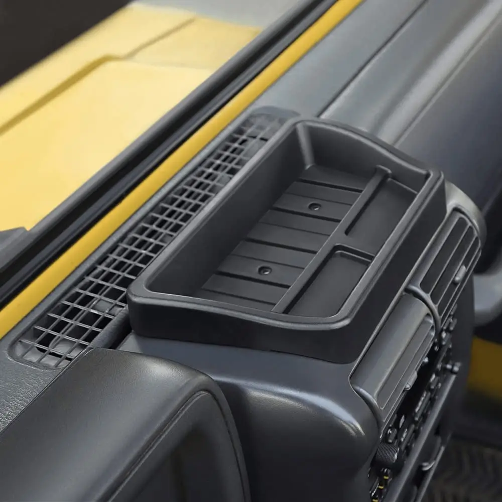 Armaturenbrett-Organizer-Box, Telefon-Sonnenbrillen-Ablagefach für Jeep Wrangler TJ 1997–2006, Innenbehälter für die Mittelkonsole Image