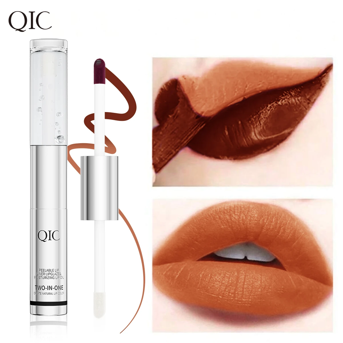 Off Lip Stain, Off Lip Tint, Off Lip Liner, Elegante Modekosmetik für Frühling und Sommer, Nicht klebend, Lipgloss, Lippenstift, Langanhaltend Image