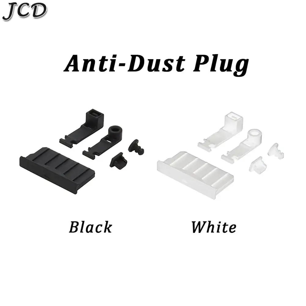 JCD 1set Silikon Anti-Staub Stecker Kopfhörer jack Lade Dock Staub Kappe für Neue 3DS XL/LL 3DSXL 3DSLL 2DS Abdeckung Image