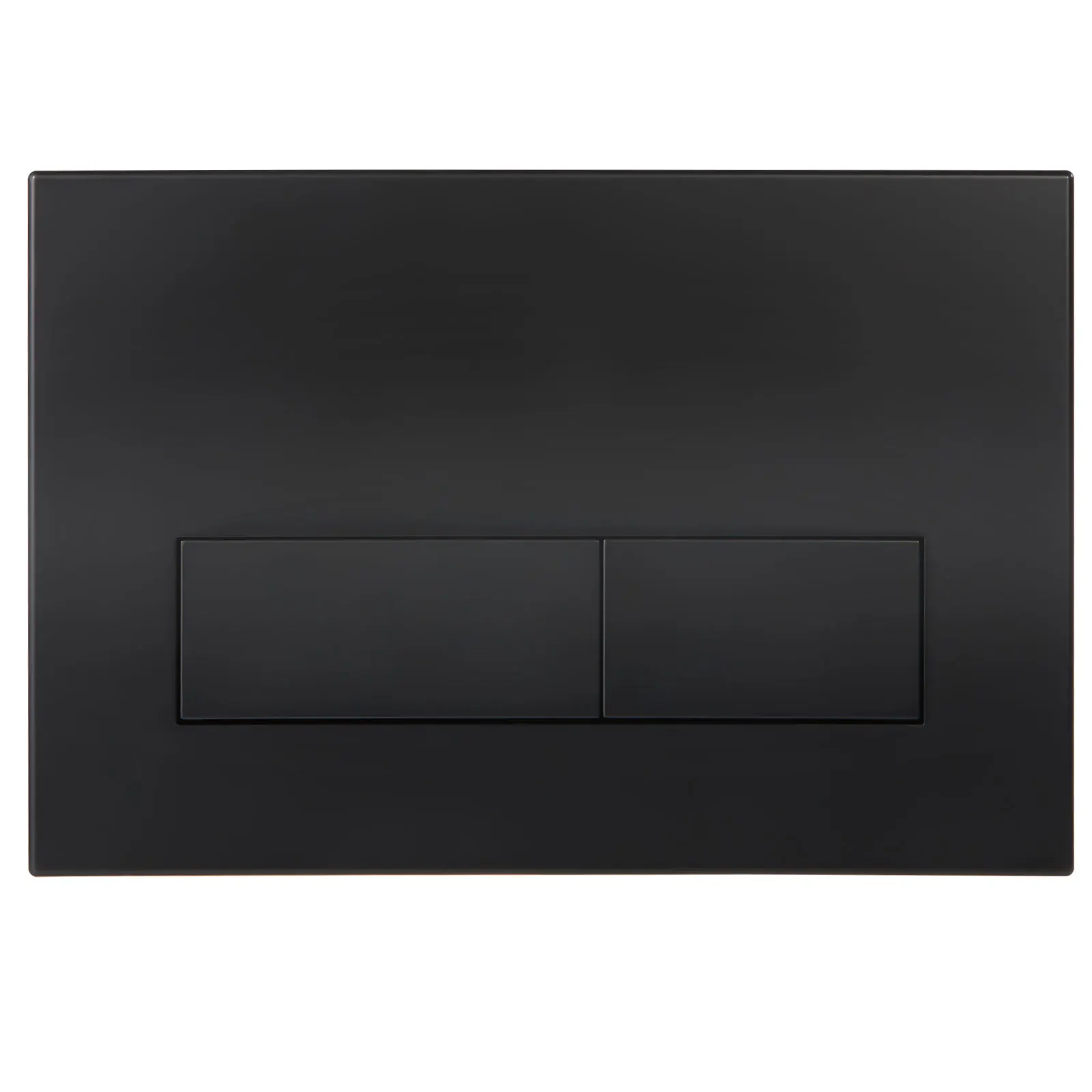 Doppelspül-Tastenplatte, verdecktes WC-Spülkastenpanel, kompatibel mit Geberit Sigma 01 20 30 UP320 & UP300, Mattschwarz Image