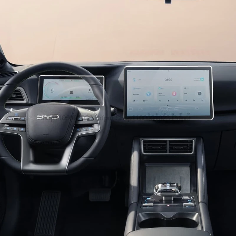 Gehärtetes Glas für BYD ATTO 2 2025, LCD-Auto, Infotainment, Radio, GPS, Navigation und Armaturenbrett, Displayschutzfolie Image