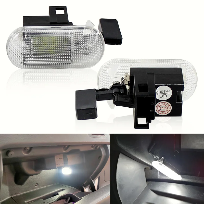 2 Stück Handschuhfach Aufbewahrungsfach Lichtlampe für Volkswagen VW Golf Jetta MK4 Bora Touran Touareg Caddy 1J0 947 301 1J 0947301 Image