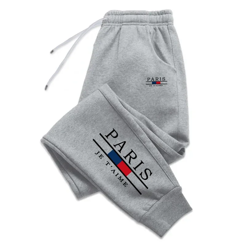Modische Herren-Jogginghose mit Aufdruck, Lässige Fitness-Sporthose, Tägliche Laufhose, Outdoor-Streetwear Image