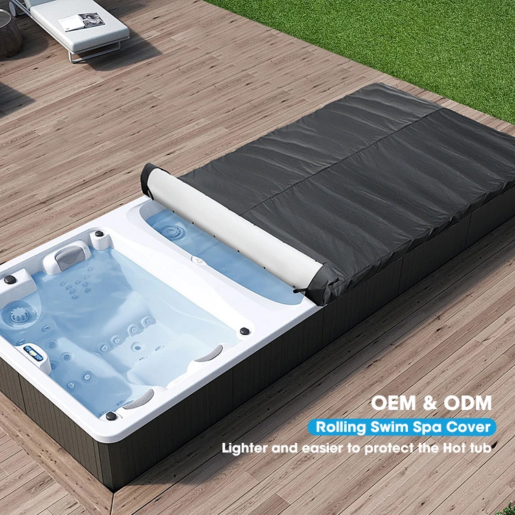 Neue 100% wasserdichte Roll-Up-Schwimmbadabdeckung, Abdeckung für Schwimmbecken Image