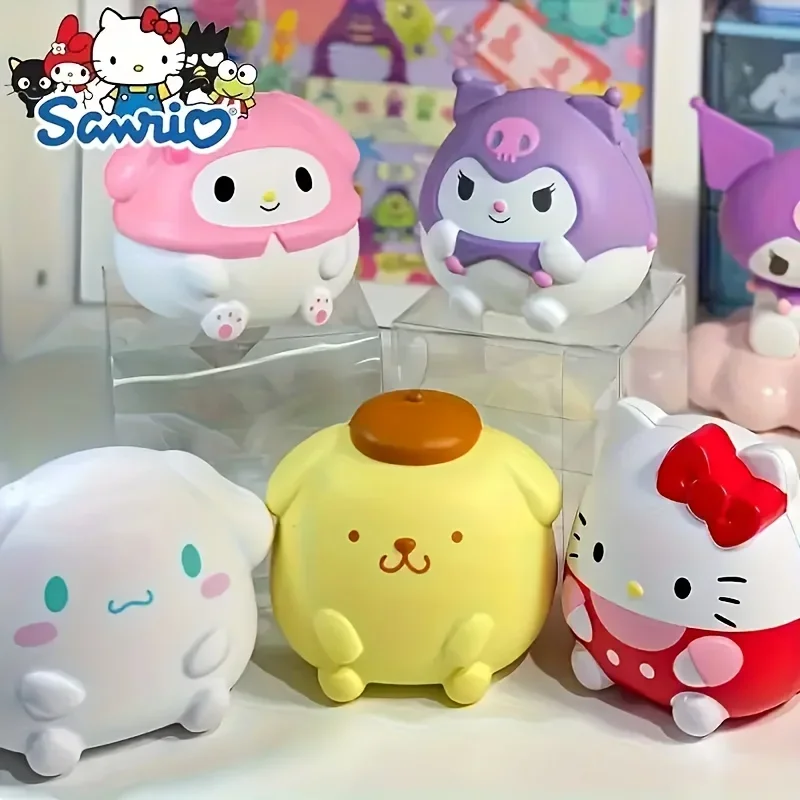 HelloKitty Melody Kuromi Pompom Purin Cinnamorol Pochacco Slow Rebound Pinch Music Decompression Vent Toy Squishy Stressabbau-Spielzeug Image