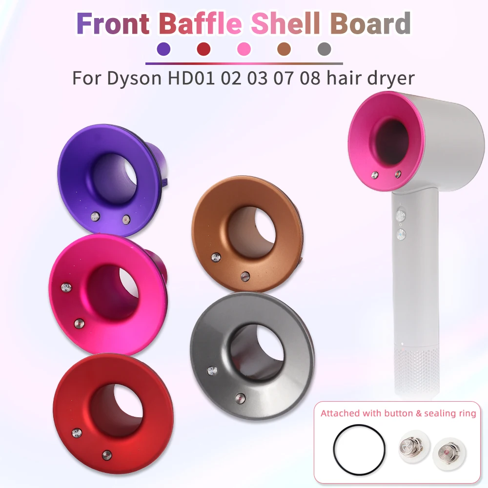 Front Schallwand Shell Board Teil für Dyson Haartrockner Zubehör Fall Abdeckung HD01 HD02 HD03 HD07 HD08 Reparatur Teil Image