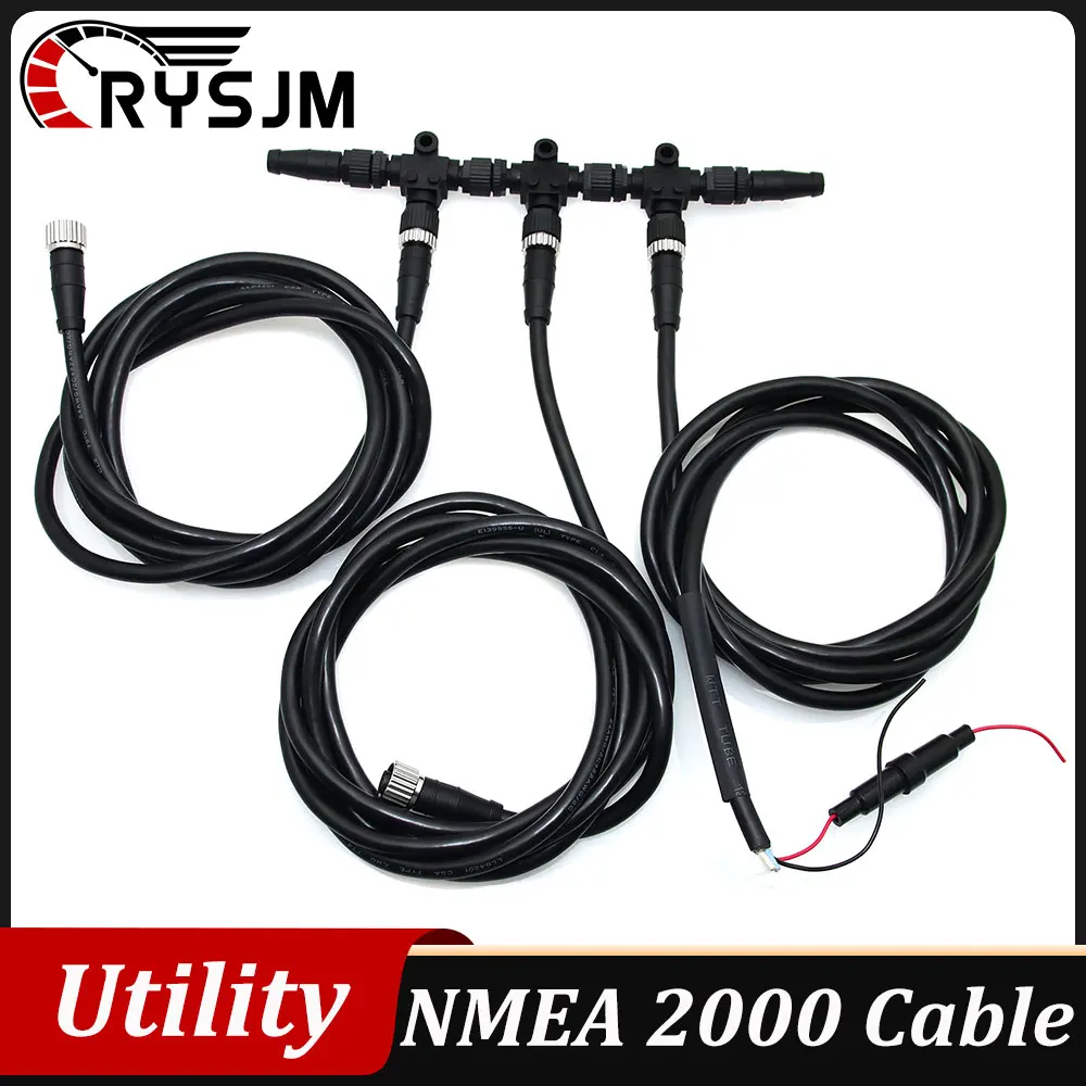 NMEA 2000-Kabeladapter NMEA 2000-Kfz-Innenraumkomponenten-Starter-Kit T-Typ-Anschlusskabel-Konverter für Marineboote Image