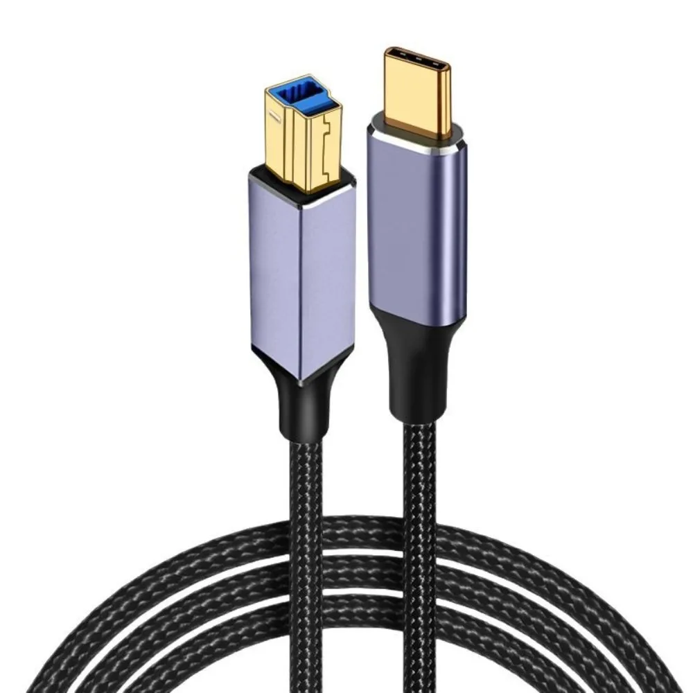 Stecker auf Stecker USB C auf USB B 3.0 Kabel Datenübertragung vergoldetes Typ-C-Druckerkabel langlebig hohe Geschwindigkeit für Epson/HP/Canon Image