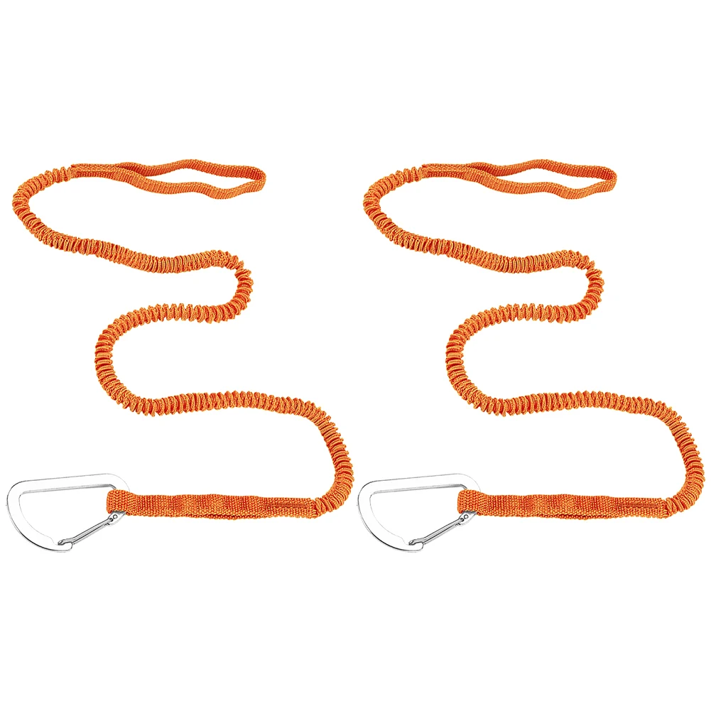 Kajak-Paddel-Leine Elastisches Kajak-Paddel-Seil Dehnbare Spiralleine für SUP Kajakfahren Bootfahren Kanufahren Image