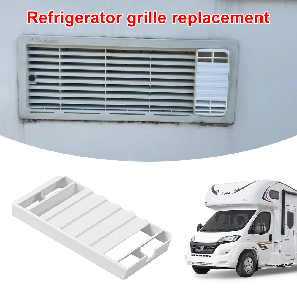Für Dometic LS100 Kühlergrill Ersatz Langlebig RV Kühlschrank ABS Kühlergrill Ersatz Rv Zubehör Kühlschrank Zubehör