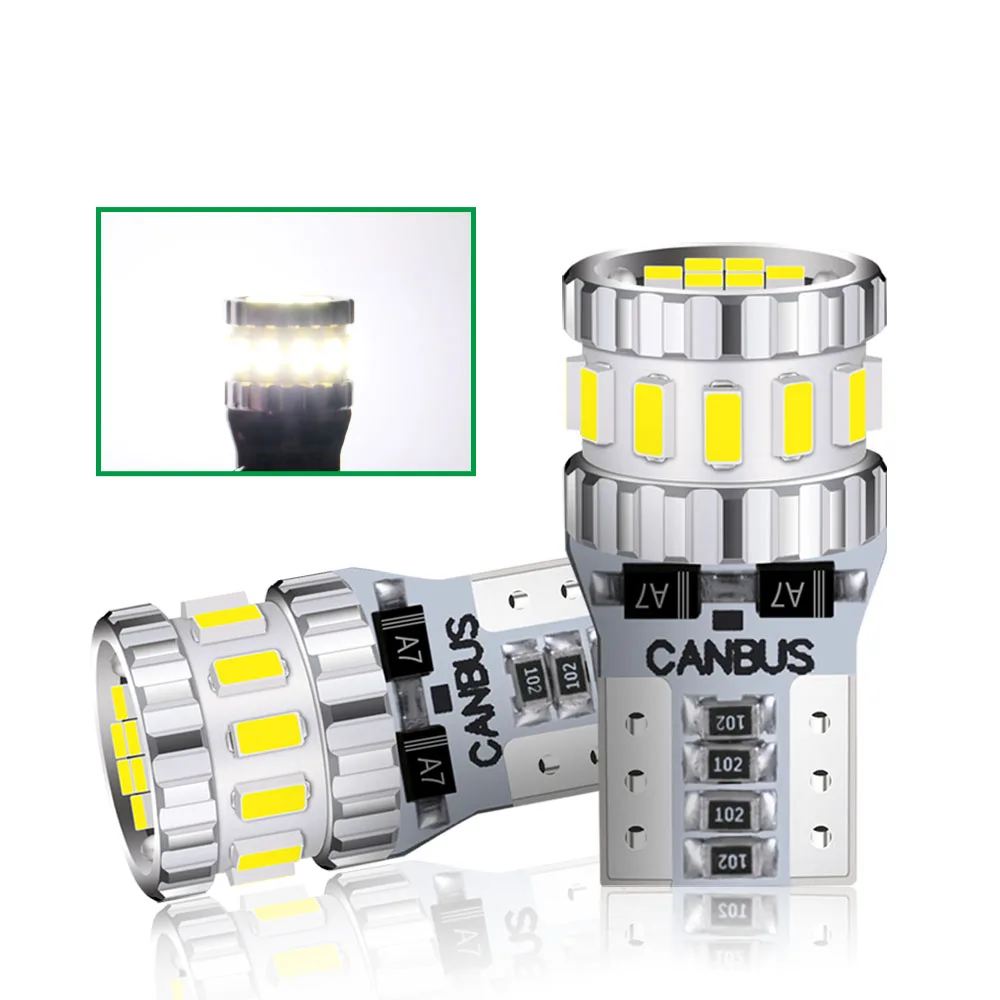 2PCS T10 W5W LED CANBUS Kein Fehler 12V Auto Seite Innen Lichter 168 194 3030 SMD Für BMW Audi super Helle Auto Innen Lichter