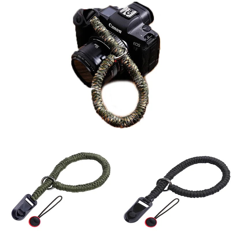 Verstellbarer Handriemen für Kamera, geeignet für Nikon, Fuji, SONY, Canon, geflochtener Kamera-Handgelenkriemen, multifunktionaler Tech-Riemen XJBD01 Image