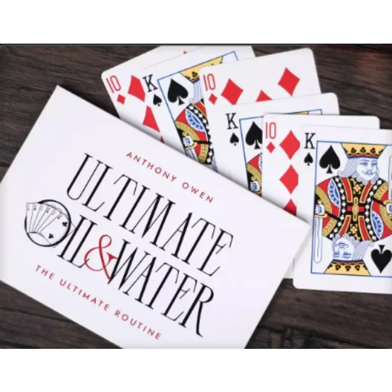 Ultimativer Öl- und Wassertrick, Gimmicks von Anthony Owen, Kartenzaubertricks, Illusionen, Nahaufnahme, Requisiten, Comedy-Vorhersage, Mentalismus Image