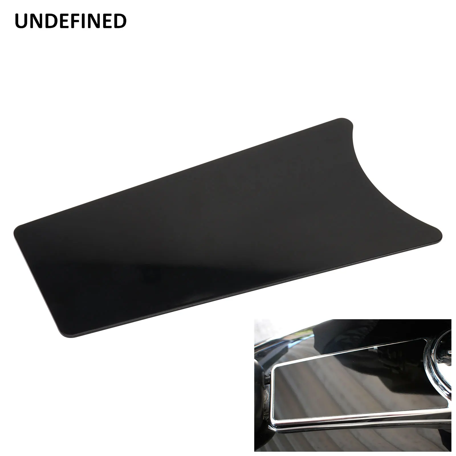 Dash Cover Einfügen Aluminium CNC Schwarz Für Harley Touring Road King Electra Glide Road Glide Street Glide FLHT FLTR FLHS 1989-2007