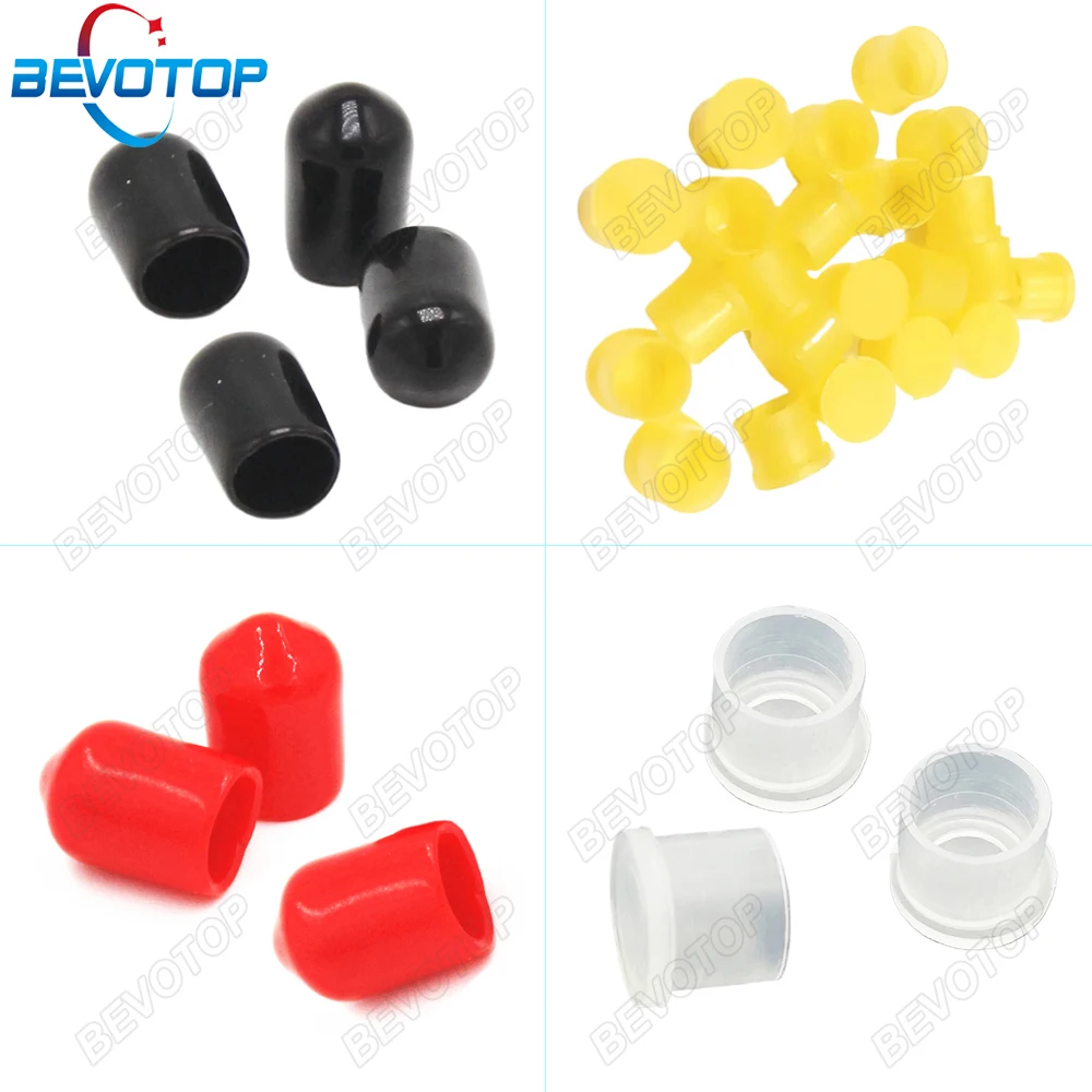 4 farben 10 Stücke ~ 5000 Stücke SMA Gummi Abdeckungen Staubkappe Für Sma Männlich/Weiblich Anschlüsse Kunststoff Abdeckungen Staubkappe Männlich/Weiblich Stecker Image