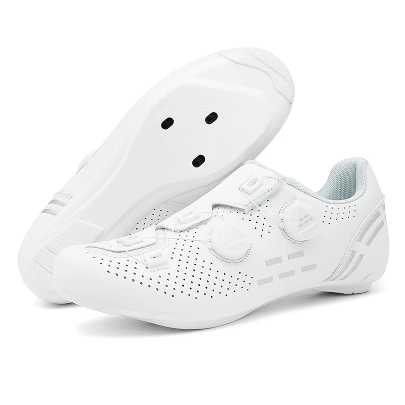 Mann Rennrad Schuhe Wohnungen Stollen Schuhe Frauen Weiß Speed Radfahren Sneaker Selbst-Locking Nicht-slip Mountainbike fahrrad Schuhe