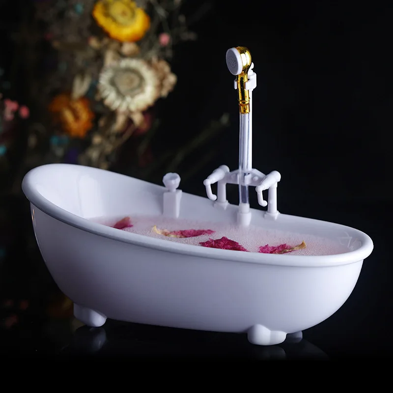 Lustige kreative Badewanne Cocktailglas elektrische Kunststoff zyklische Wassersprühbecher Milchshake Getränke Bar Nachtclub TIKI Weinbecher Image