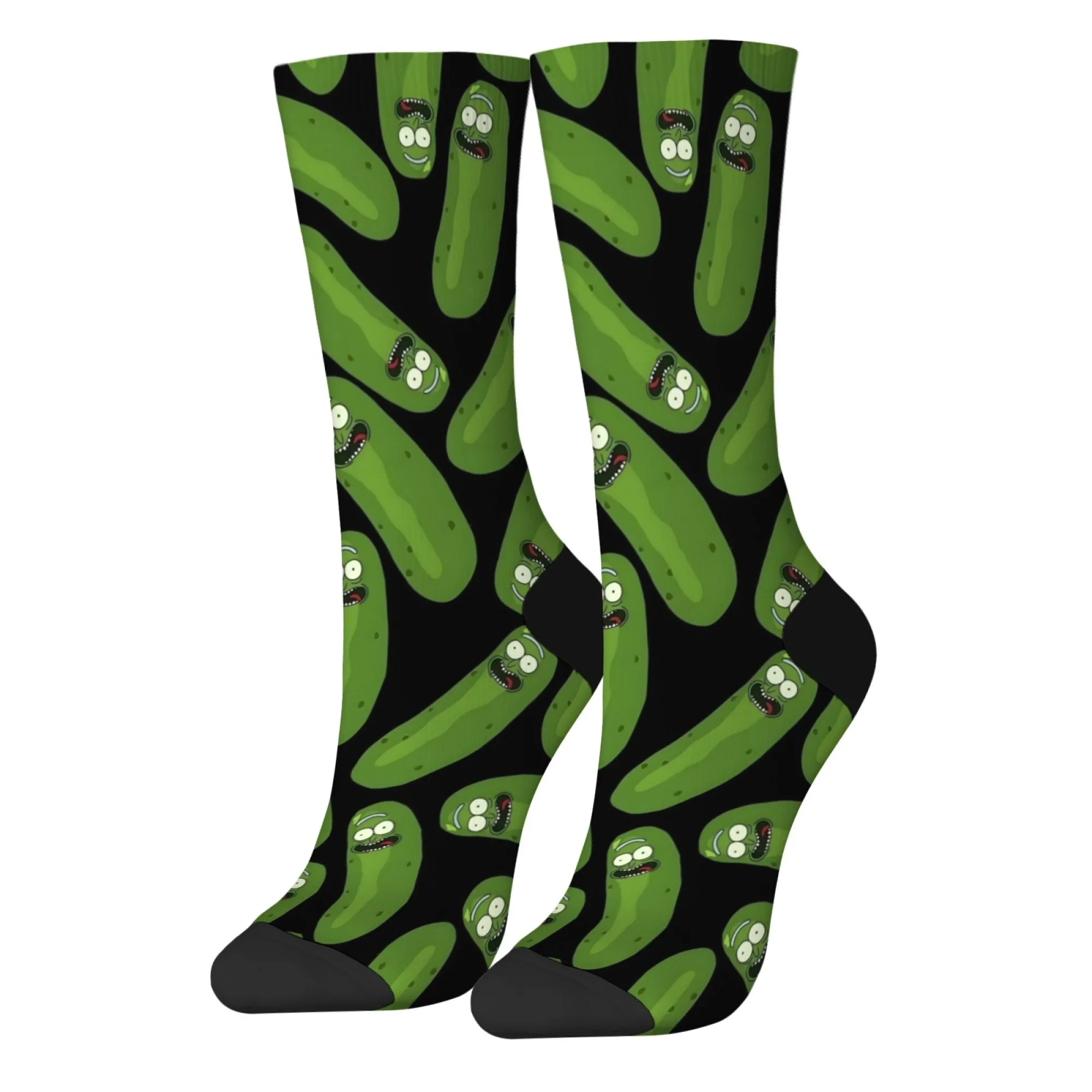 Cartoon lustige Gurke Neuheit glückliche Socken Harajuku Stil Retro Trend Herrensocken warme rutschfeste verrückte Party Straße Hip-Hop-Socken Image