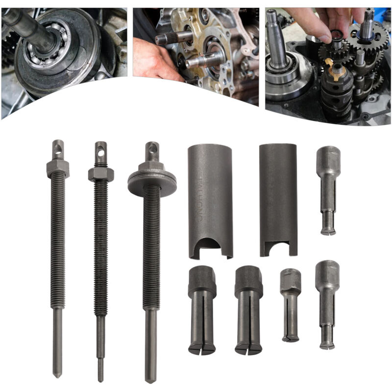 Set Di Attrezzi Per La Riparazione Di Cuscinetti Per Moto, 9 – 30 Mm, Set Di Attrezzi Per La Rimozione Del Cuscinetto Della Ruota Per Moto, Estrattore Cuscinetto Interno Per Lo Smontaggio