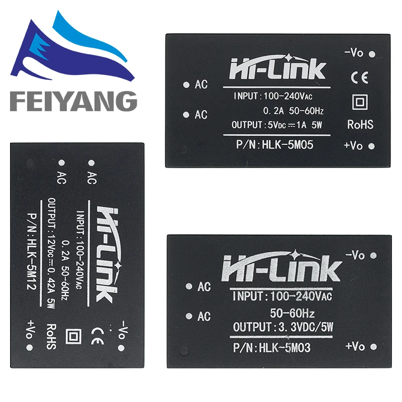 HLK-5M05 HLK-5M03 HLK-5M12 5W AC-DC 220V zu 12V/5V/3,3V Buck Step Down Netzteil Modul Konverter Intelligente Image