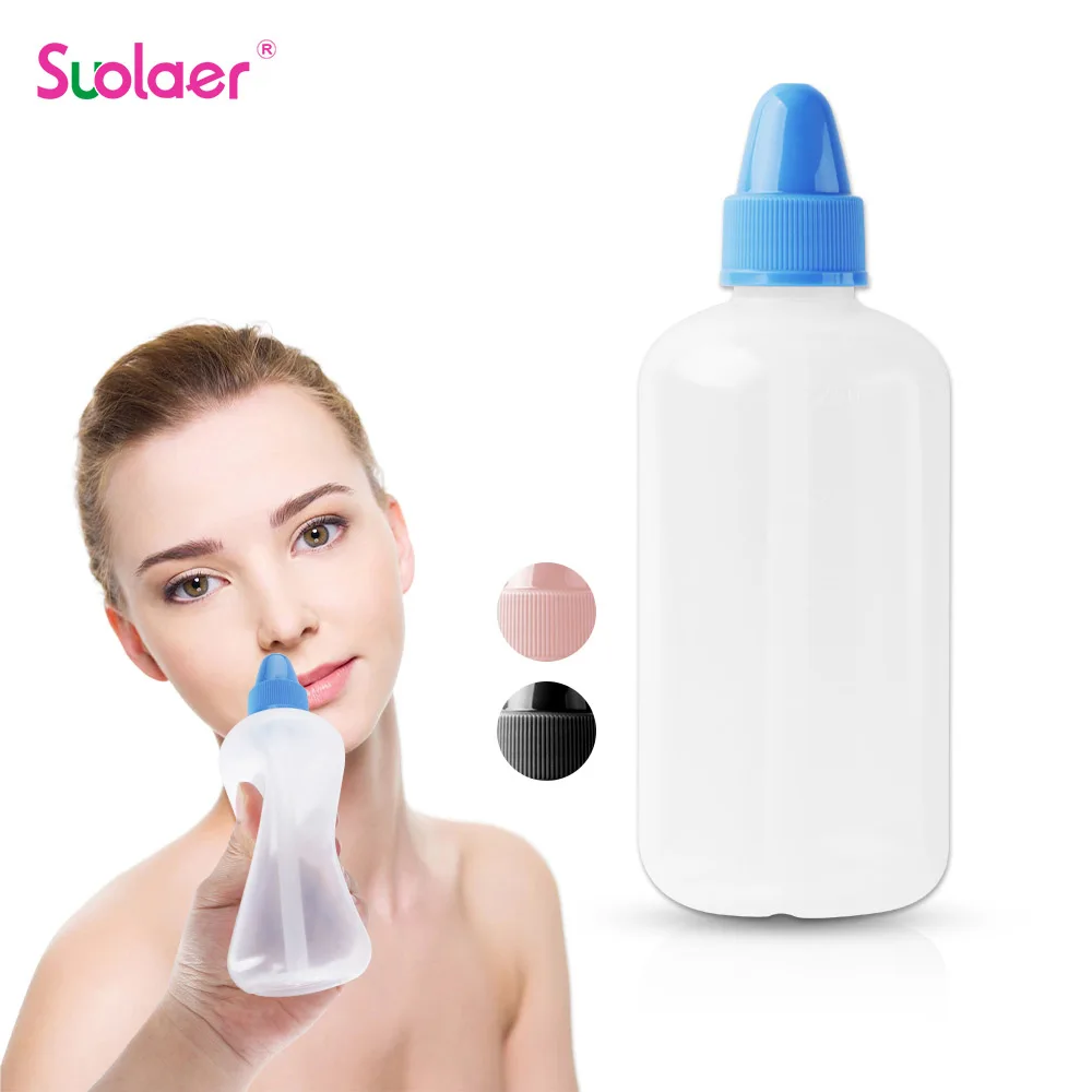 Nasenspülreiniger, Nasendusche, Spülflasche, Nasenschutz, verhindert allergische Rhinitis, Sinusitis, Erwachsenes Kind, Neti Pot Irrigator Image