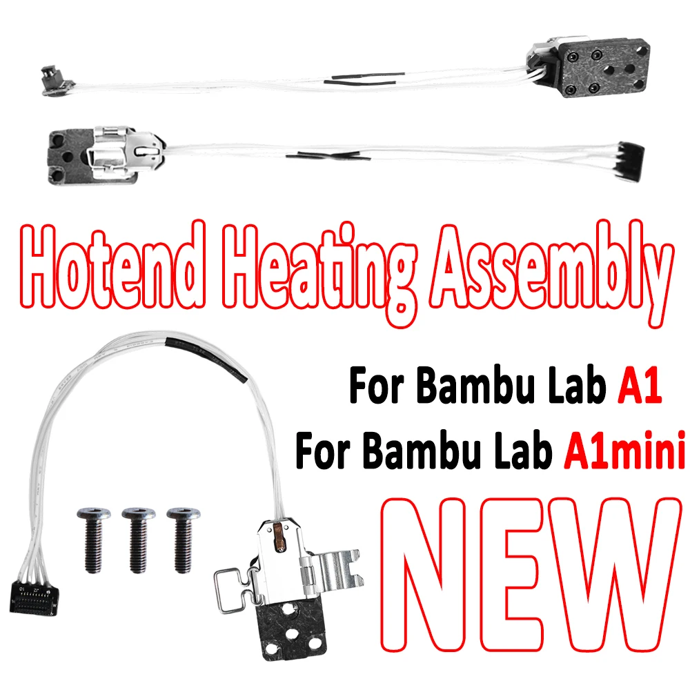 Für Bambu Lab A1/A1 Mini 3D drucker Hotend Heizung Komponente Hotend Heizung Montage Kit Hotend 3D Drucker Zubehör Image