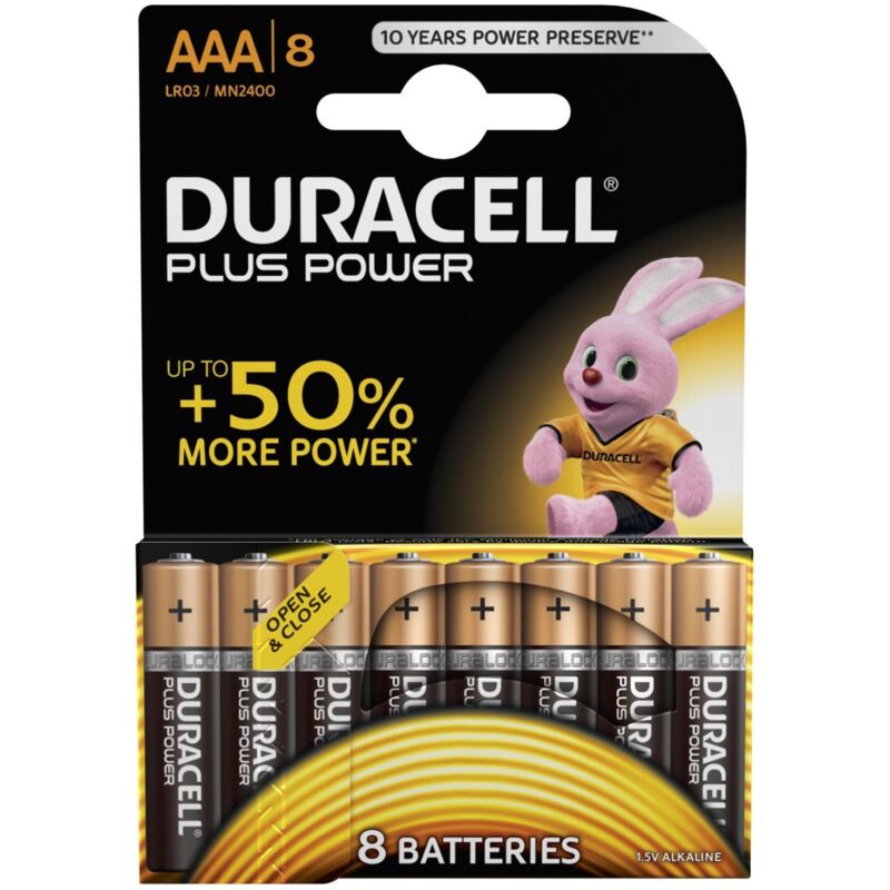 Duracell Plus Power Batteria Monouso Mini Stilo Aaa Alcalino