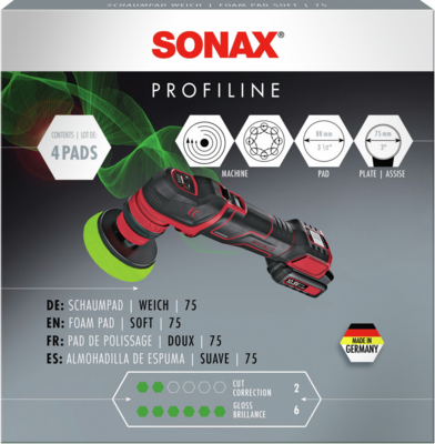 SONAX Aufsatz, Poliermaschine 04926000 Image