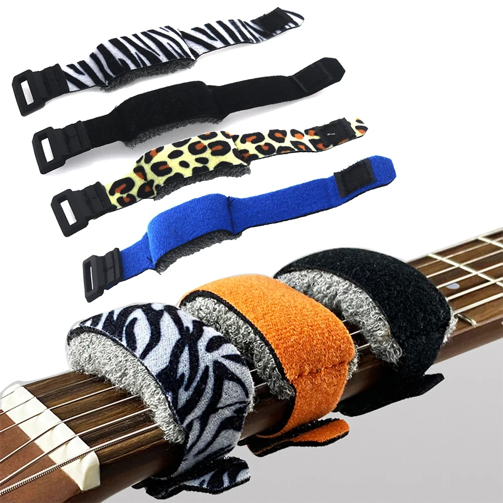 Gitarrensaiten Lärmdämpfer Muter Wraps Saiteninstrumente Zubehör Bass Ukulele Gitarre Griffbrett Muter Gitarrenstrahlband Image