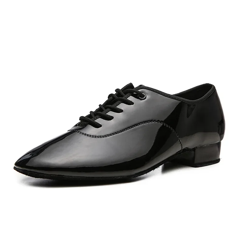 1pair/lot Men Dance Shoes Latin Ballroom dance shoes Modern Indoor Shoes Men Tango waltz danicng pu
