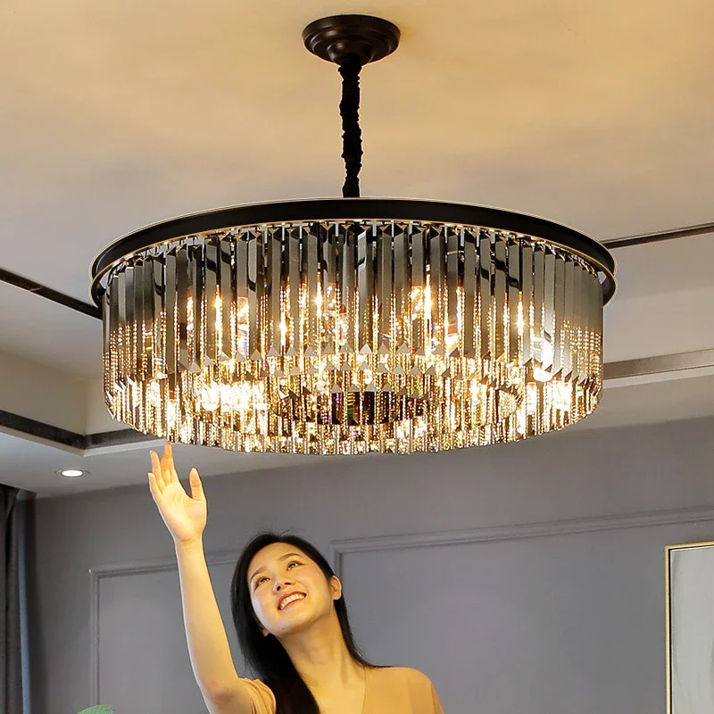 Nordische Designer Luxus Decke Kronleuchter moderne LED Kristall Pendel leuchten für Schlafzimmer Wohnzimmer Leuchten