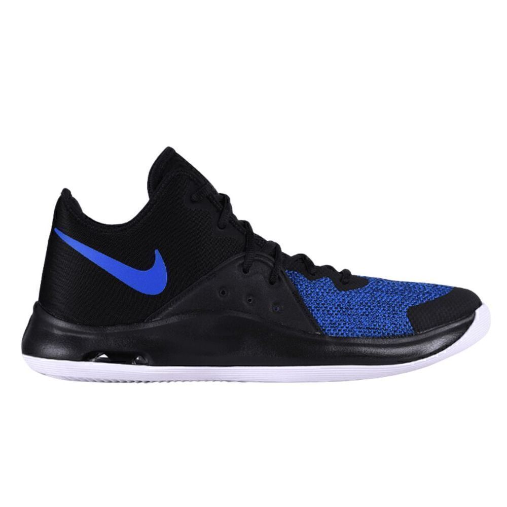 Nike Shoes | Euc Nike Air Versitile Iii Black/Game Blue Mens Athletic Sneaker Shoes | Color: Black/Blue | Size: 10.5
