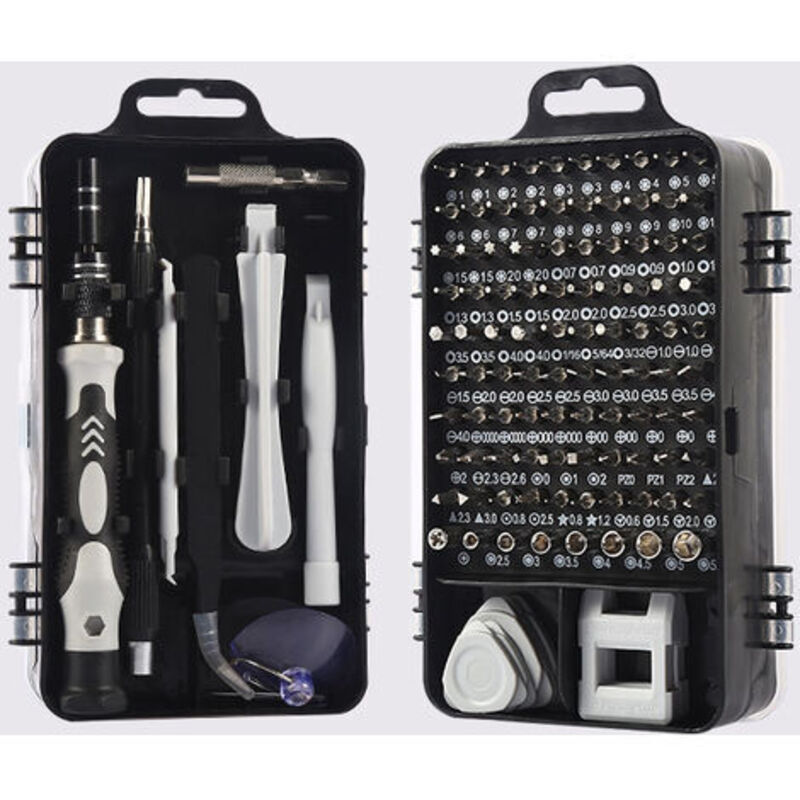 Set Di Cacciaviti Di Precisione 115 In 1, Strumenti Di Riparazione Portatili Con Cacciavite Di Precisione Magnetico Per Riparare Macbook, Computer, Occhiali, Tablet, Orologi, Mini Kit Di Cacciaviti Co