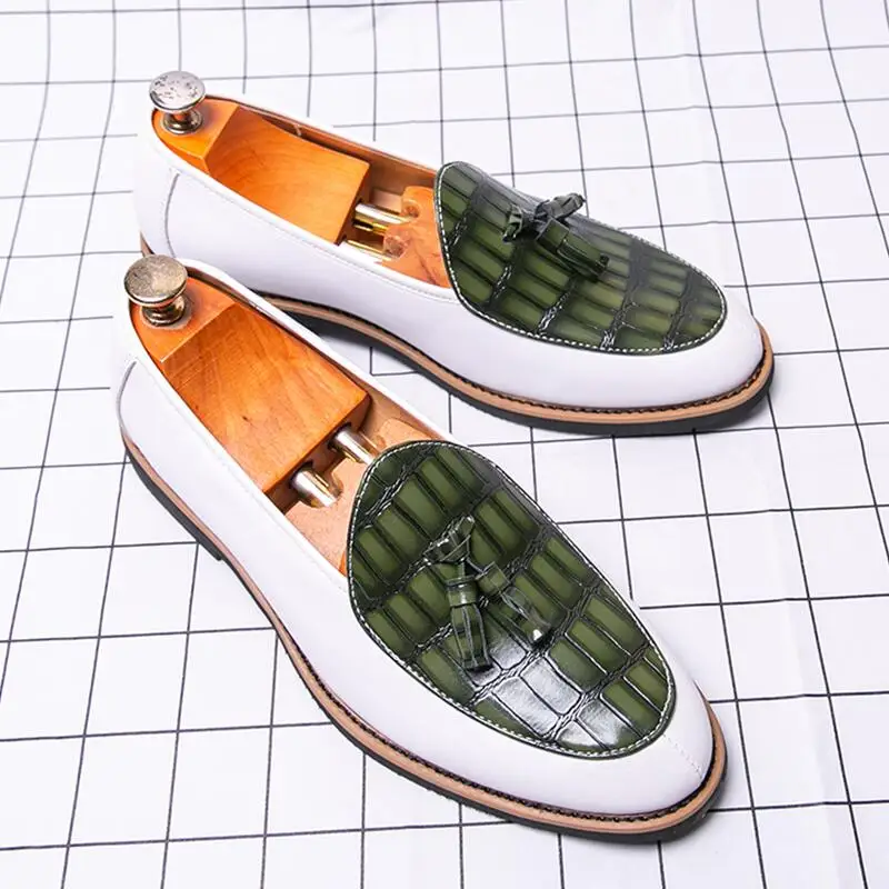 Große Größe 47, Business-Oxford-Schuhe, Hochzeit, Party, Herren-Kleiderschuhe, atmungsaktives Leder, lässige Herrenschuhe, britische Slipper